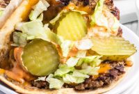 Big Mac Flavor Smash Tacos