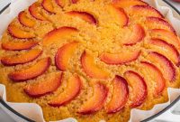 Effortless Peach Upside Down Cake