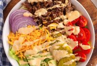 Naked Burger Bowls