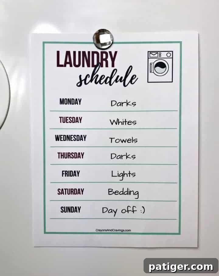 Customize your ideal laundry schedule with these expert tips and a free printable, ensuring your routine fits your family's needs.