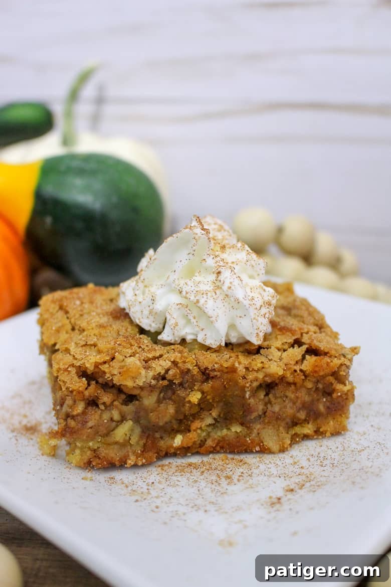 Easy Pumpkin Crisp Recipe with Cake Mix - perfect for a quick fall dessert.