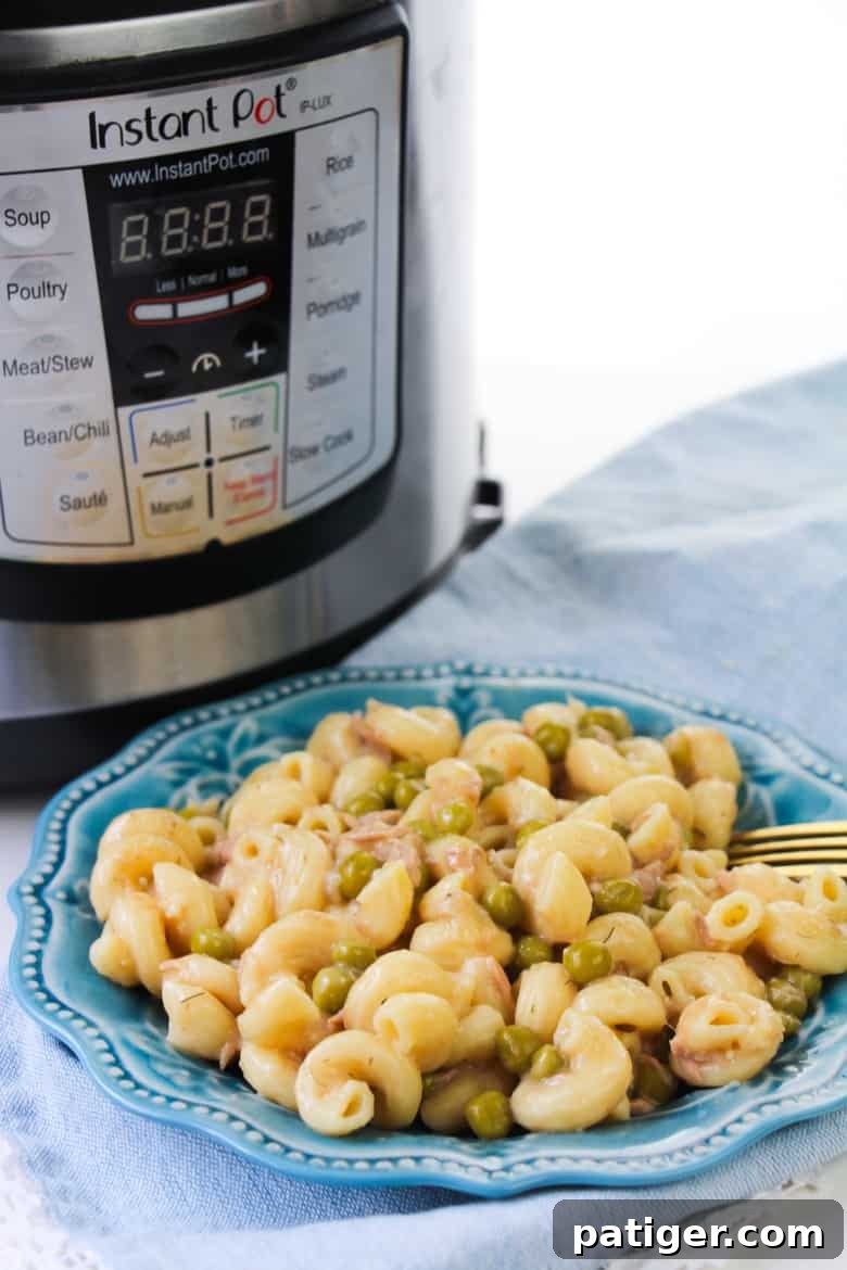 Delicious and Creamy Dairy-Free Instant Pot Tuna Casserole