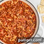 Hamburger Soup finished