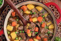 Classic Hearty Beef Stew Recipe with Tender Braised Beef